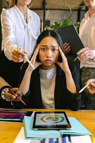 worried bookkeeper