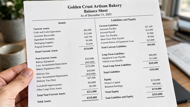 balance sheet template